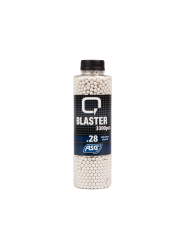 Q Blaster, 0.28g, airsoft BB, 3300 pcs. bottle