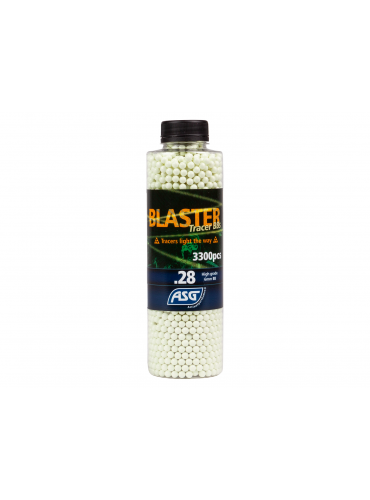 Blaster Tracer, 0.28g, airsoft BB, 3300 pcs. bottle - green