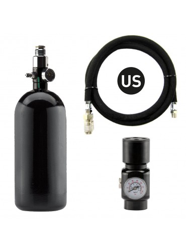 US HPA pack 0.8L tank + preset + HPA regulator + US line