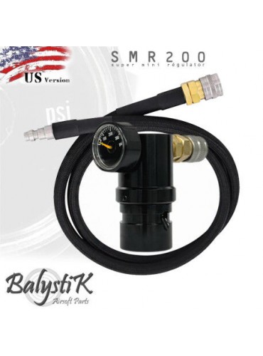 BALYSTIK SMR200 HPA REGULATOR WITH 40INCH MACROFLEX BRAIDED HOSE US