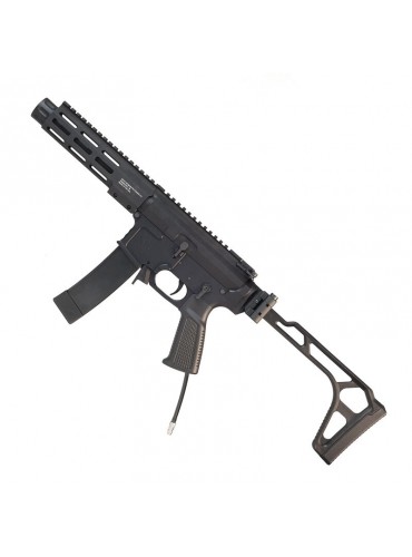 WOLVERINE AIRSOFT MTW 9MM PDW: 7" BARREL, 7" RAIL, FOLDING STOCK, STANDARD ELECTRONICS